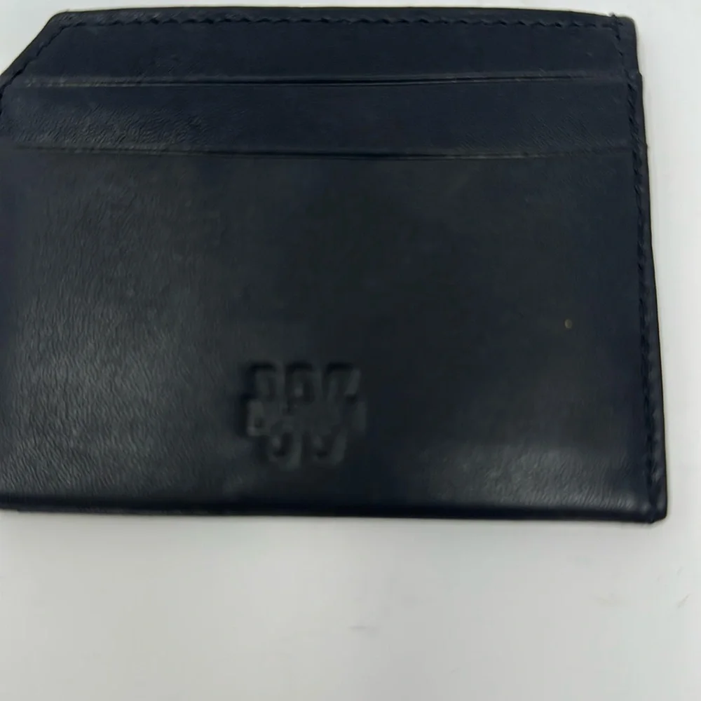 Wilson Leather Handcrafted Black Leather Wallet NWT